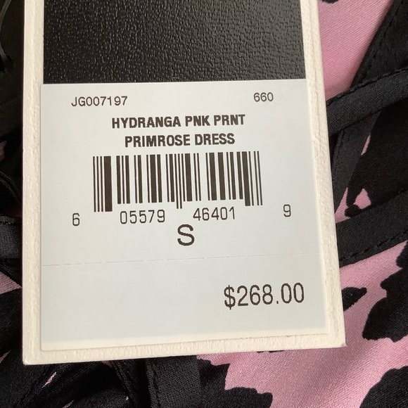 JUICY COUTURE Silk Hydrangea Primrose Pink Floral Dress Size S - Picture 10 of 12